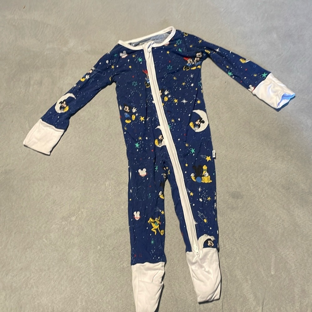 Little Sleepies Mickey & Friends Zippy, 0-3 months